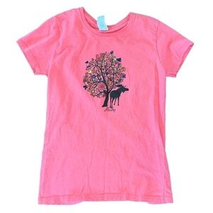Alaska Pink Short Sleeve Tee Shirt Size Extra Small